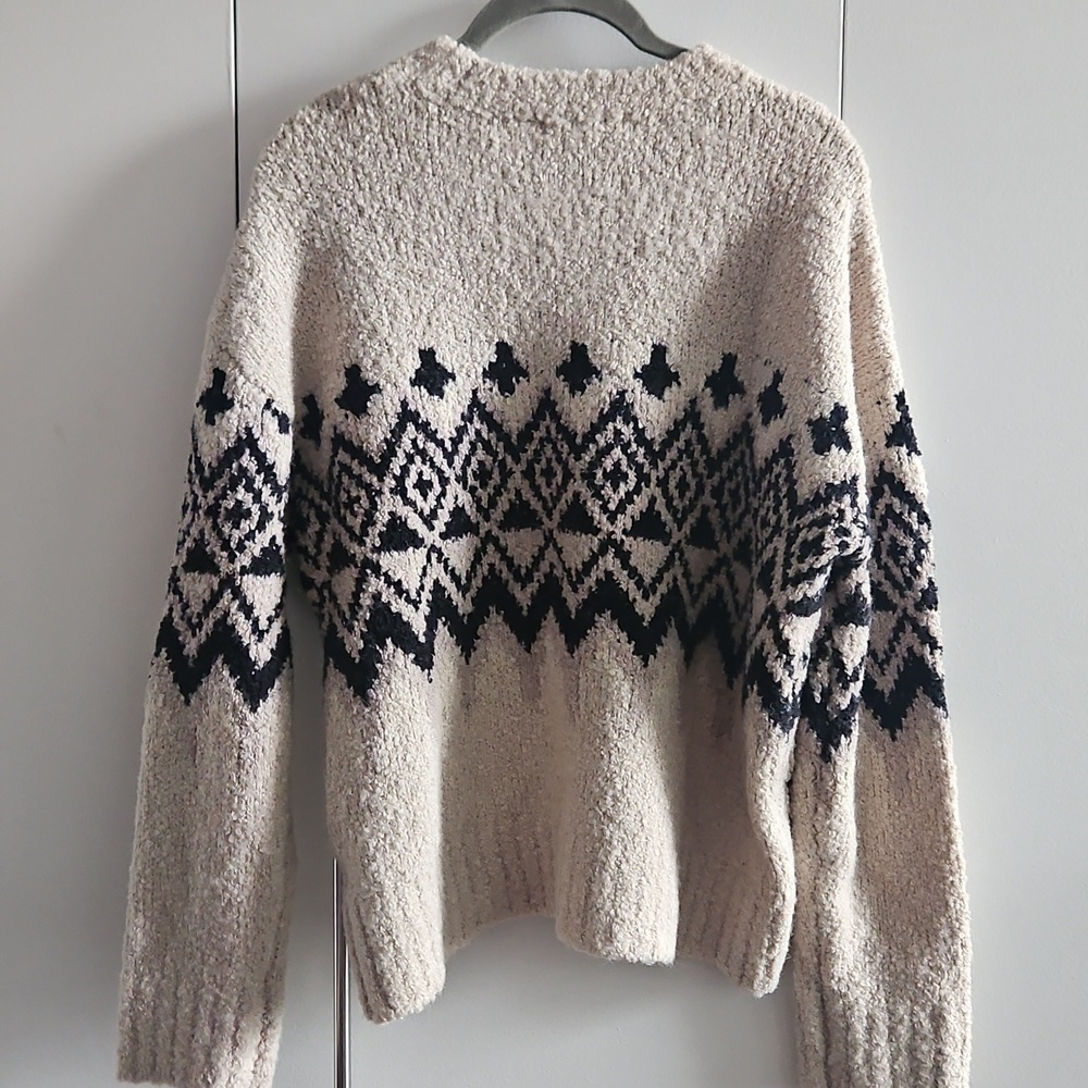 Design History Fair Isle- Style Sweater Size M - Picture 3 of 4